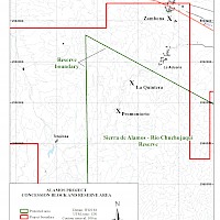 Alamos project concession and reserve boundary