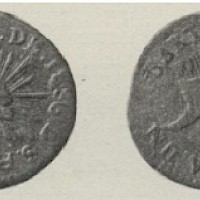 Sample Mintage from the Alamos bearing the Mint Mark 